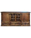 Rack rústico 150 cm Trilach – Pino tinturado | Muebles Chile