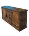 Rack rústico 150 cm Trilach – Pino tinturado | Muebles Chile
