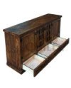 Rack rústico 150 cm Trilach – Pino tinturado | Muebles Chile