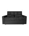 Sofá Cama Acolchado 190cm Brazo Recto en Lino | Muebles Chile