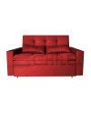 Sofá Cama Acolchado 190cm Brazo Recto en Lino | Muebles Chile
