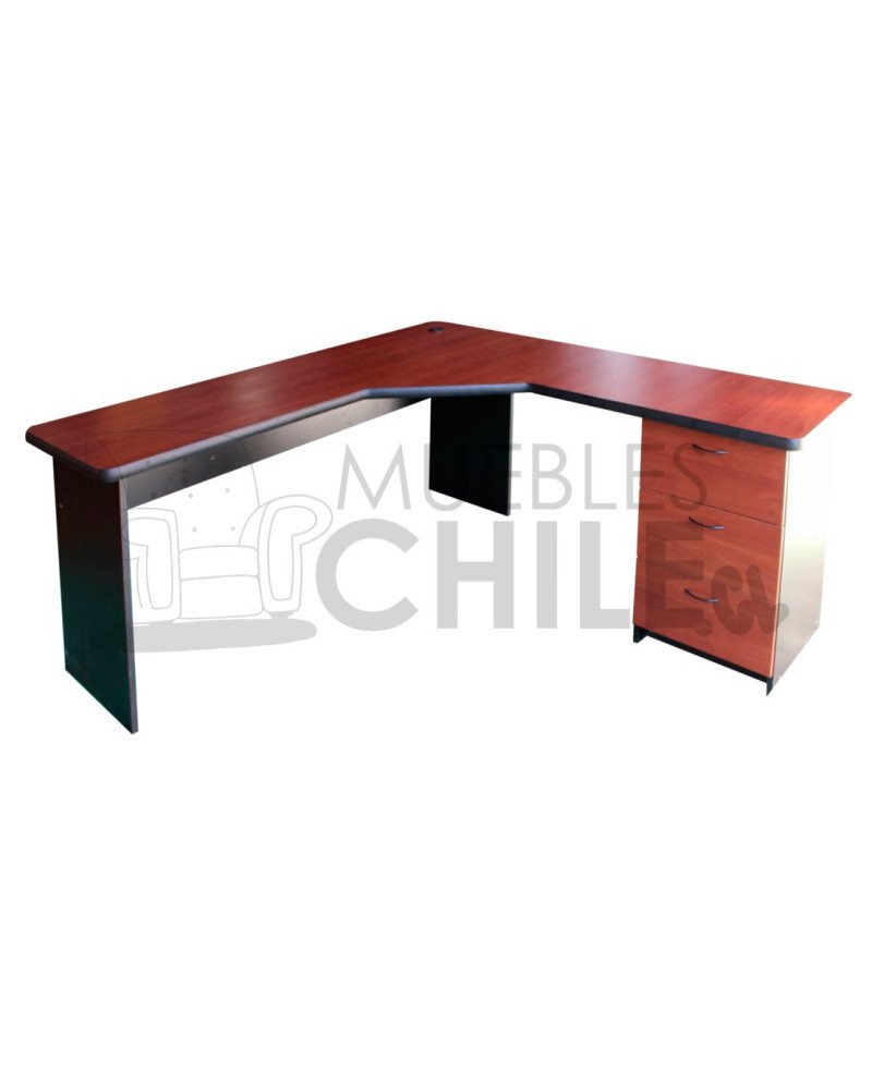 Escritorio Ele Reina 180x180cm Melamina – Amplio y funcional