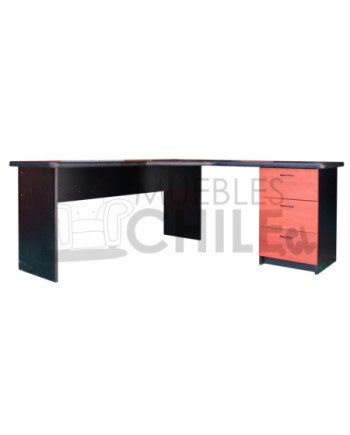 Escritorio Ele Reina 180x180cm Melamina – Amplio y funcional