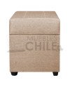 Pouf Baúl Tapiz Lino | Doble Punto y Alta Resistencia