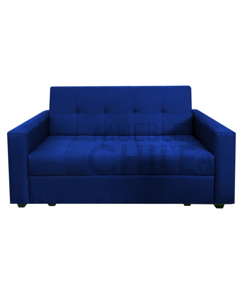SOFA CAMA BRAZO RECTO EXTENDIDO LINO