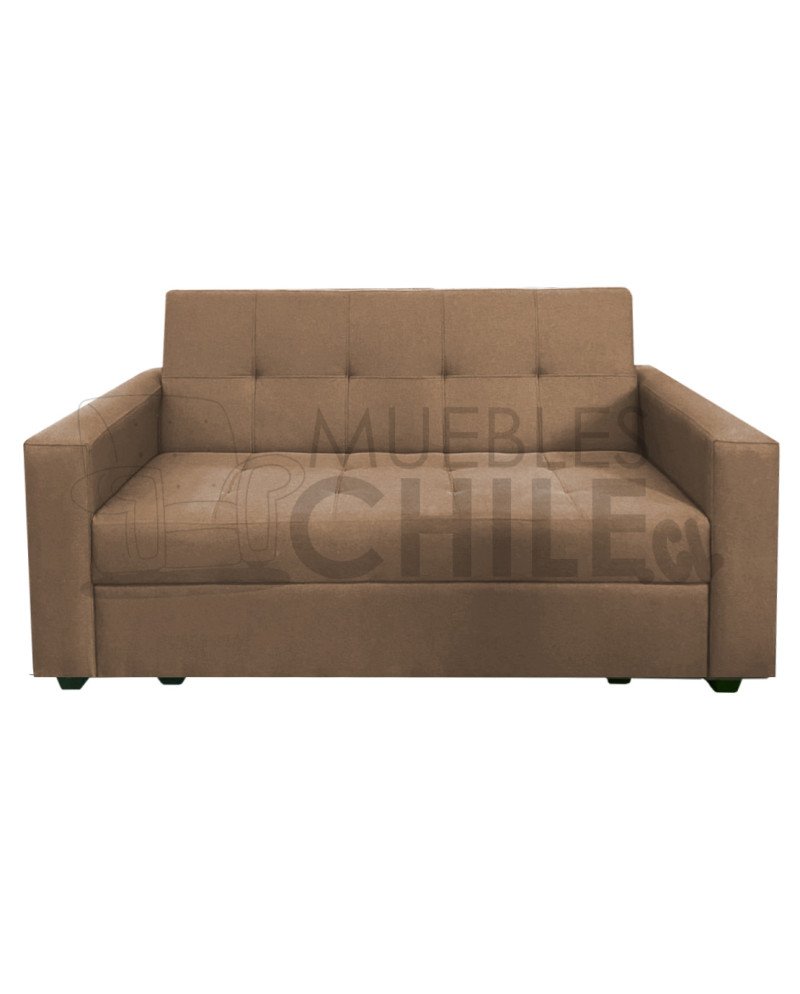 SOFA CAMA BRAZO RECTO EXTENDIDO LINO