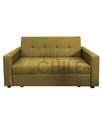 SOFA CAMA BRAZO RECTO EXTENDIDO LINO