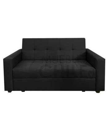 SOFA CAMA BRAZO RECTO EXTENDIDO LINO