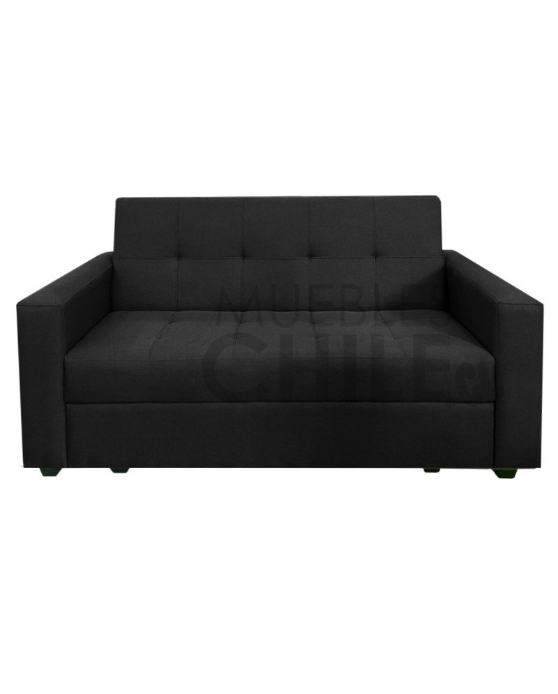 SOFA CAMA BRAZO RECTO EXTENDIDO LINO
