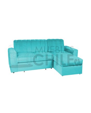 SECCIONAL CAMA BAUL NANTES DERECHO FELPA