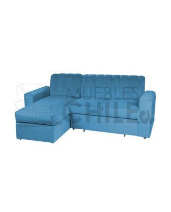SECCIONAL CAMA BAUL NANTES IZQUIERDO FELPA