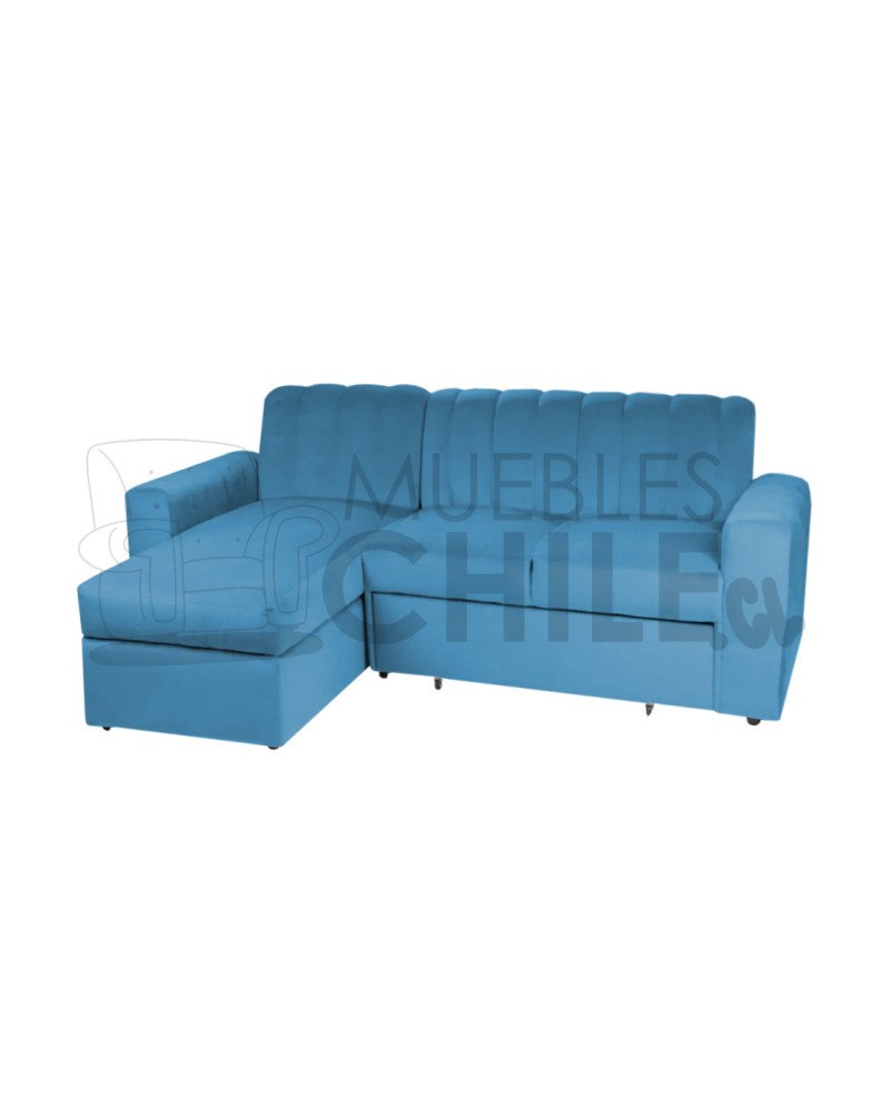 SECCIONAL CAMA BAUL NANTES IZQUIERDO FELPA