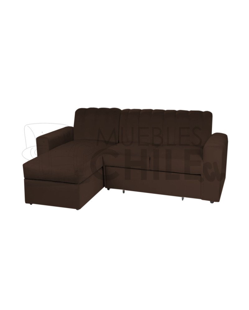 SECCIONAL CAMA BAUL NANTES IZQUIERDO FELPA