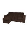 SECCIONAL CAMA BAUL NANTES IZQUIERDO FELPA
