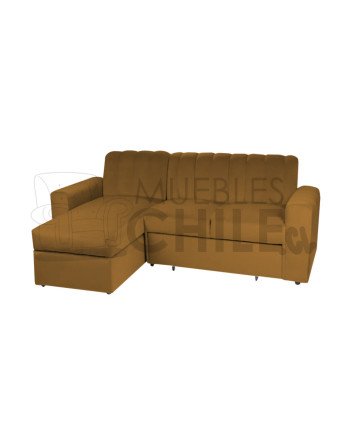 SECCIONAL CAMA BAUL NANTES IZQUIERDO FELPA