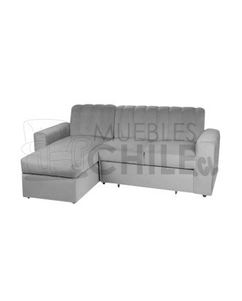 SECCIONAL CAMA BAUL NANTES IZQUIERDO FELPA
