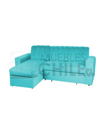 SECCIONAL CAMA BAUL NANTES IZQUIERDO FELPA