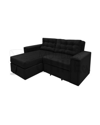 SECCIONAL CAMA BAUL PALERMO IZQUIERDO FELPA