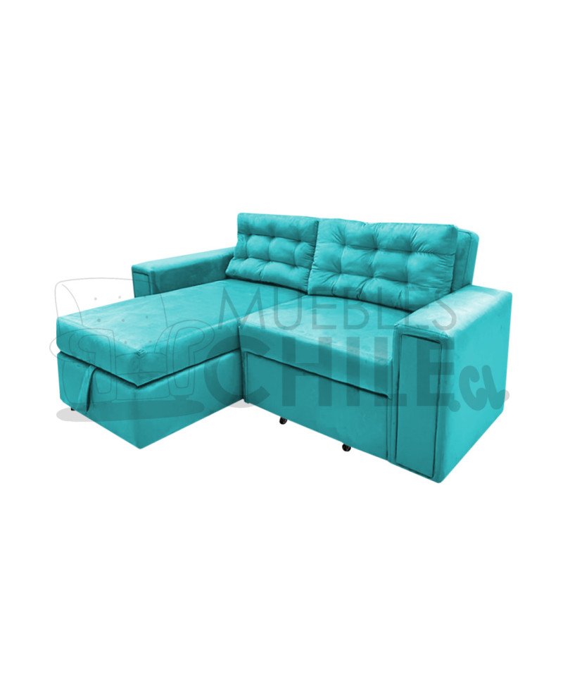 SECCIONAL CAMA BAUL PALERMO IZQUIERDO FELPA