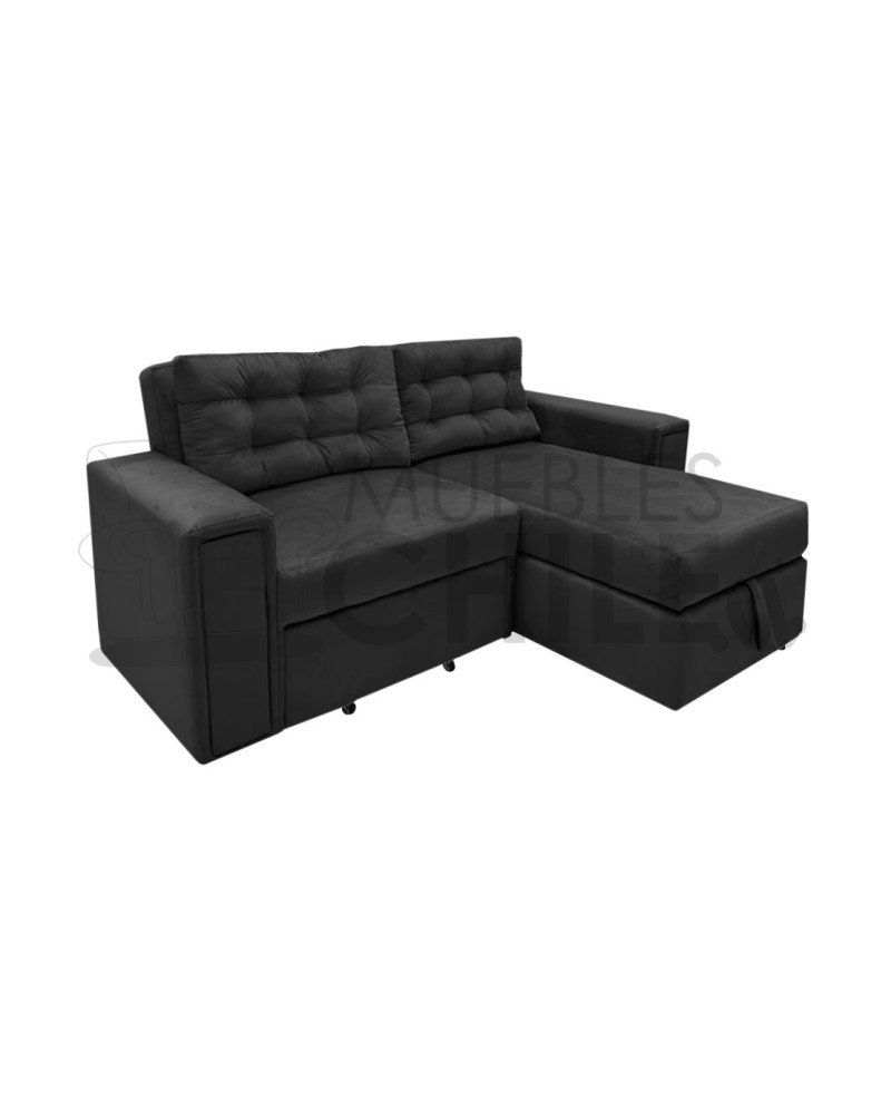 SECCIONAL CAMA BAUL PALERMO DERECHO FELPA