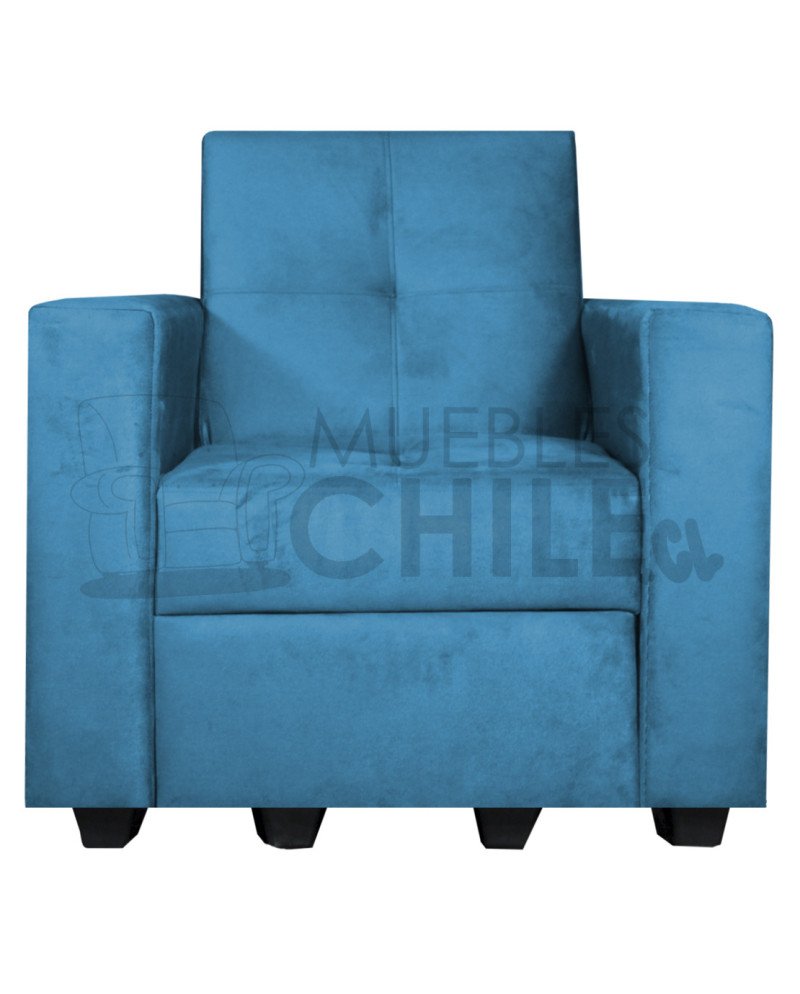 Sofá Cama Brazo Recto 100cm Felpa – Compacto y Reclinable