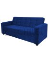 Sofá Cama Baúl Brazo Recto PU – Sofá Cama con Almacenamiento y Respaldo Reclinable