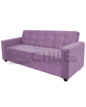 Sofá Cama Baúl Brazo Recto PU – Sofá Cama con Almacenamiento y Respaldo Reclinable