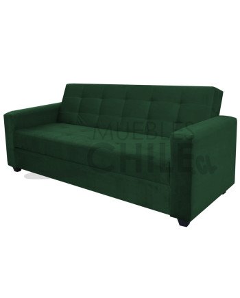 Sofá Cama Baúl Brazo Recto PU – Sofá Cama con Almacenamiento y Respaldo Reclinable
