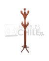 Perchero madera torneado, elegante y resistente