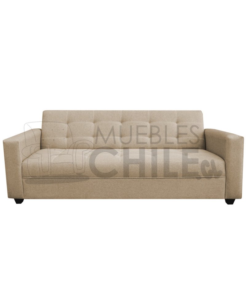 Sofá Cama Brazo Recto Tapiz Lino – Sofá Cama Reclinable Resistente y Funcional