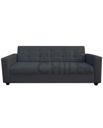 Sofá Cama Brazo Recto Tapiz Lino – Sofá Cama Reclinable Resistente y Funcional