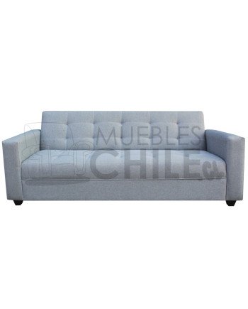 Sofá Cama Brazo Recto Tapiz Lino – Sofá Cama Reclinable Resistente y Funcional