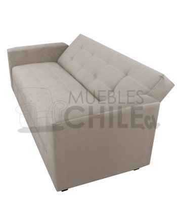 Sofá Cama Brazo Recto Tapiz Felpa – Sofá Cama Reclinable Resistente y Funcional