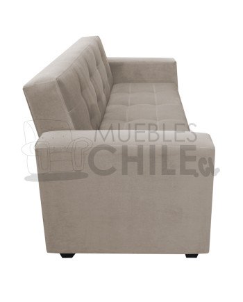 Sofá Cama Brazo Recto Tapiz Felpa – Sofá Cama Reclinable Resistente y Funcional