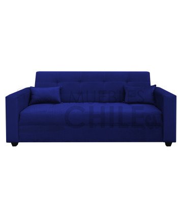 Sofá Cama Brazo Recto Tapiz Felpa – Sofá Cama Reclinable Resistente y Funcional