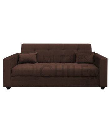 Sofá Cama Brazo Recto Tapiz Felpa – Sofá Cama Reclinable Resistente y Funcional