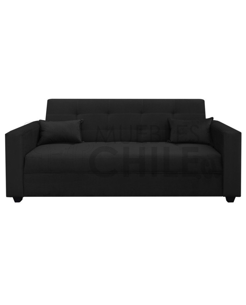 Sofá Cama Brazo Recto Tapiz Felpa – Sofá Cama Reclinable Resistente y Funcional