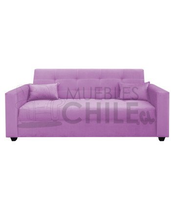 Sofá Cama Brazo Recto Tapiz Felpa – Sofá Cama Reclinable Resistente y Funcional