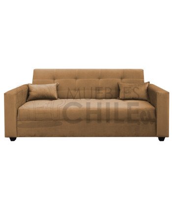 Sofá Cama Brazo Recto Tapiz Felpa – Sofá Cama Reclinable Resistente y Funcional