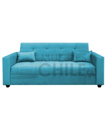Sofá Cama Brazo Recto Tapiz Felpa – Sofá Cama Reclinable Resistente y Funcional