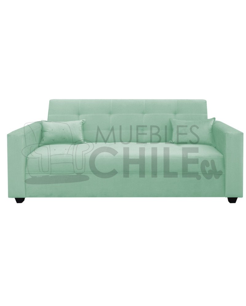 Sofá Cama Brazo Recto Tapiz Felpa – Sofá Cama Reclinable Resistente y Funcional