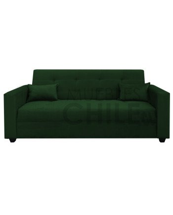 Sofá Cama Brazo Recto Tapiz Felpa – Sofá Cama Reclinable Resistente y Funcional