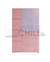 Ropero cubo Infantil Pintada en MDF – Muebles Chile