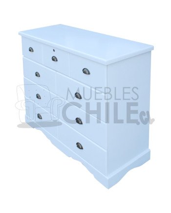 Cómoda vintage en Pino y Terciado – Muebles Chile