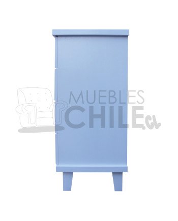 Comoda Vintage Blanca en Pino y Terciado 120cm– Muebles Chile