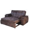 Sofá Cama Acolchado 190cm Cuero – Reclinable y Amplio