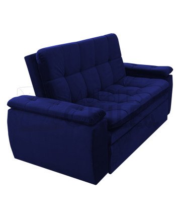 Sofá Cama Acolchado 190cm Felpa – Reclinable y Amplio