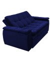 Sofá Cama Acolchado 190cm Felpa – Reclinable y Amplio