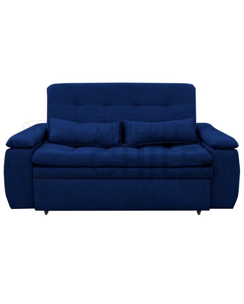 Sofá Cama Acolchado 190cm Lino – Reclinable y Amplio