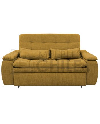 Sofá Cama Acolchado 190cm Lino – Reclinable y Amplio